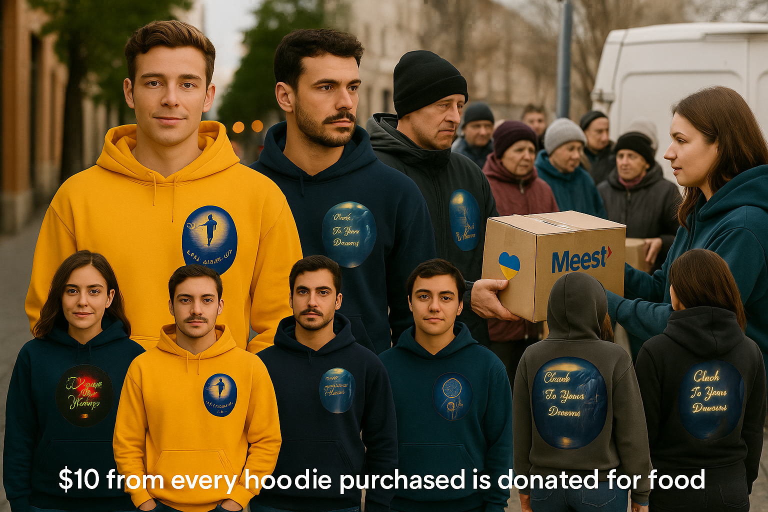 Ukrainian Heart Hoodie Collection