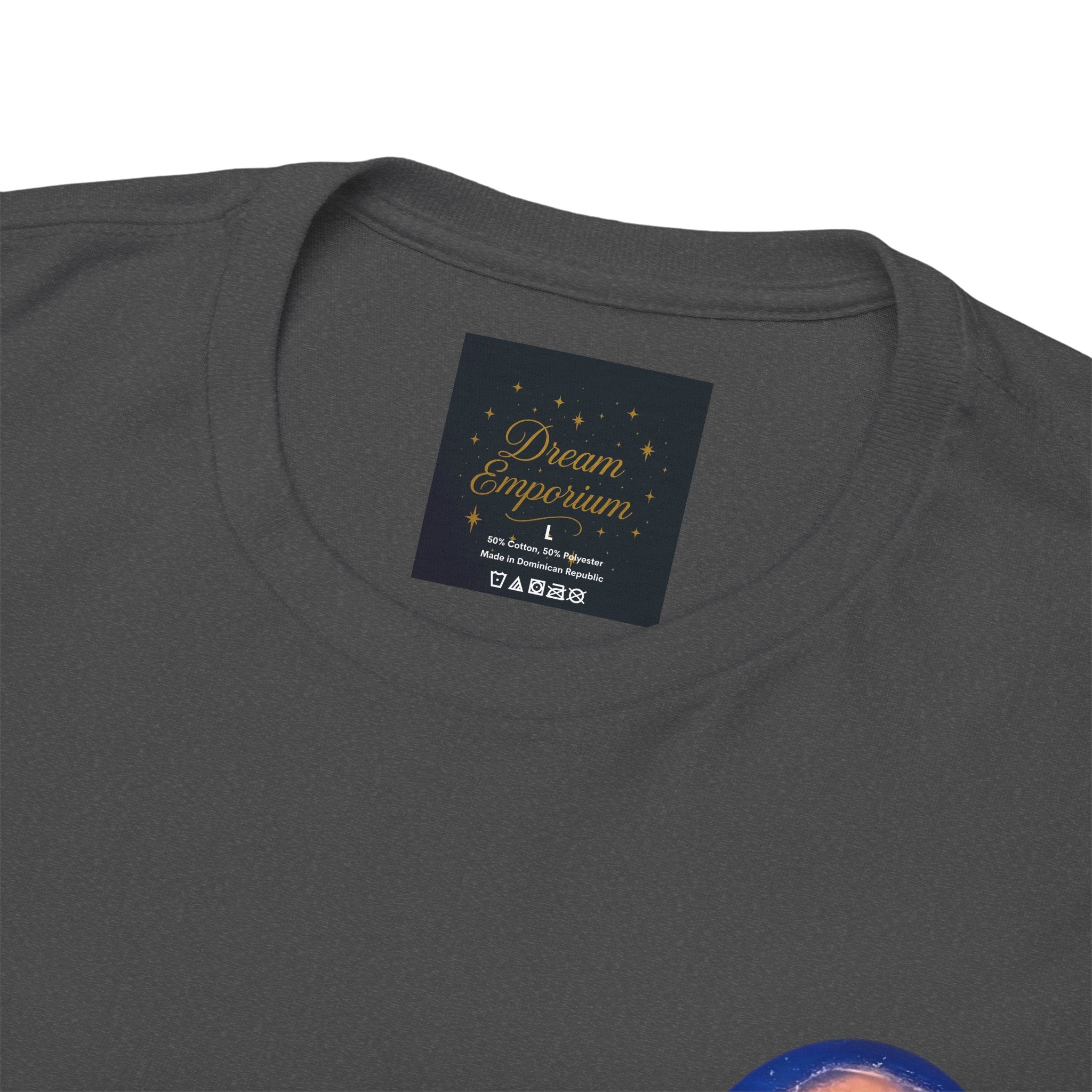 Chase Your Dreams – Sunrise Silhouette Back Printed Heavy Cotton Tee, Inspirational and Motivational Apparel, Gift for Dreamers, Creative Expression Wear