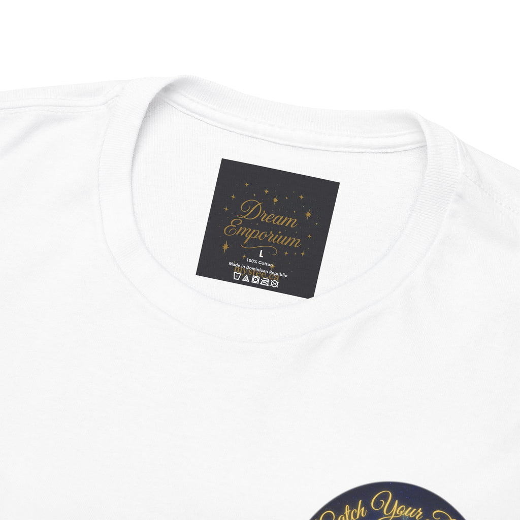 Catch Your Dreams – Dreamcatcher Back-Print Tee, Inspirational and Motivational Apparel, Gift for Dreamers, Creative Expression Wear