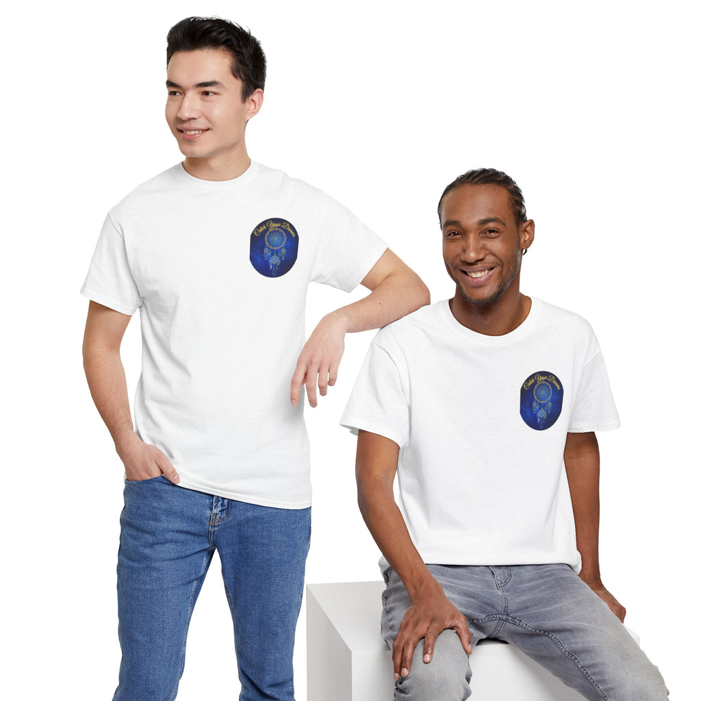 Catch Your Dreams – Dreamcatcher Back-Print Tee, Inspirational and Motivational Apparel, Gift for Dreamers, Creative Expression Wear