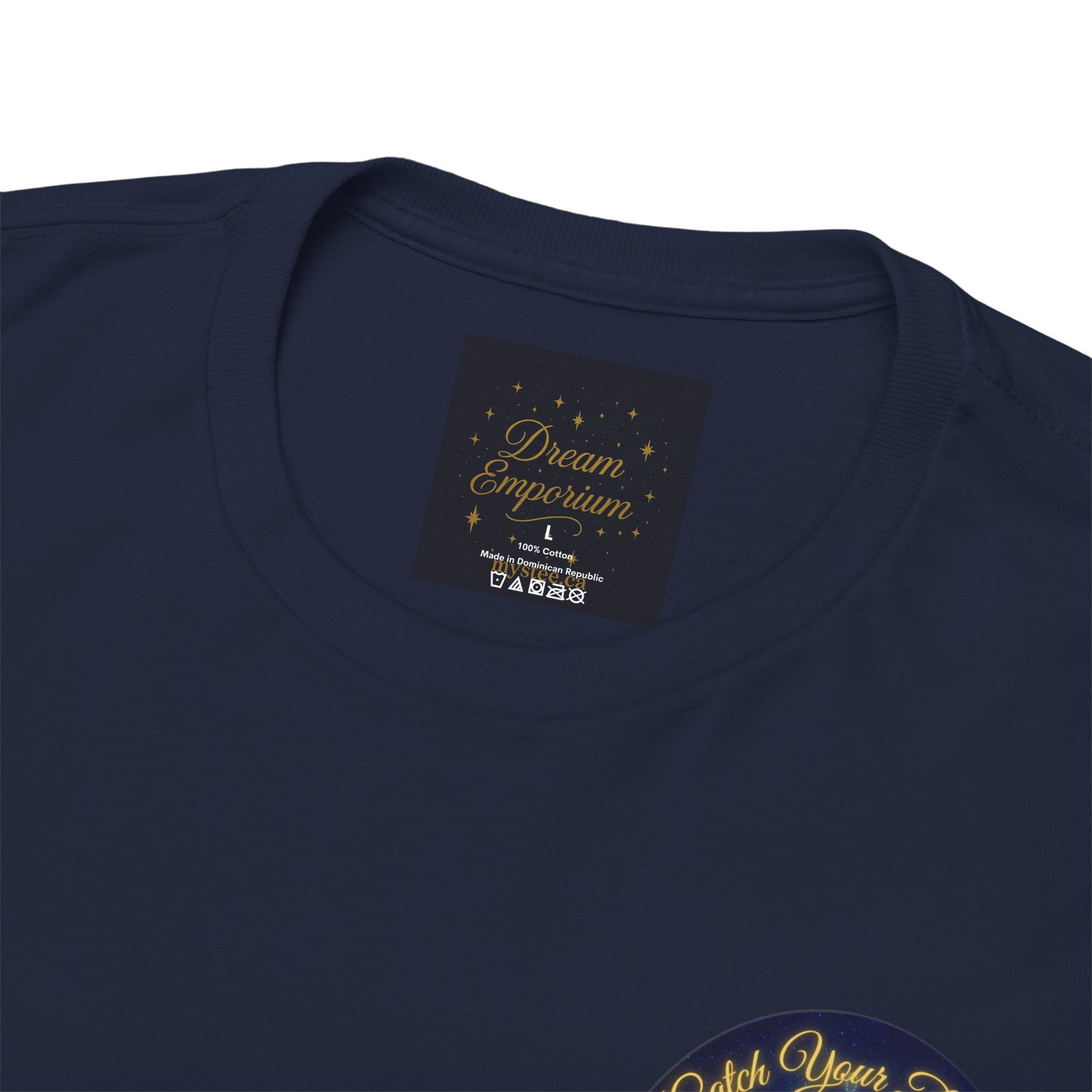 Catch Your Dreams – Dreamcatcher Back-Print Tee, Inspirational and Motivational Apparel, Gift for Dreamers, Creative Expression Wear