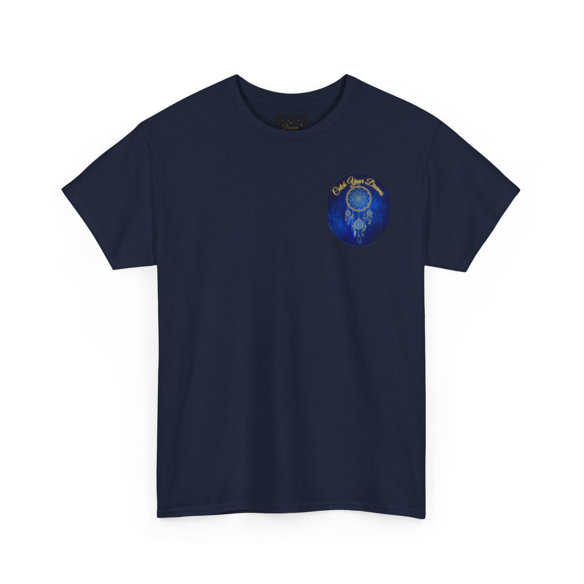 Catch Your Dreams – Dreamcatcher Back-Print Tee, Inspirational and Motivational Apparel, Gift for Dreamers, Creative Expression Wear