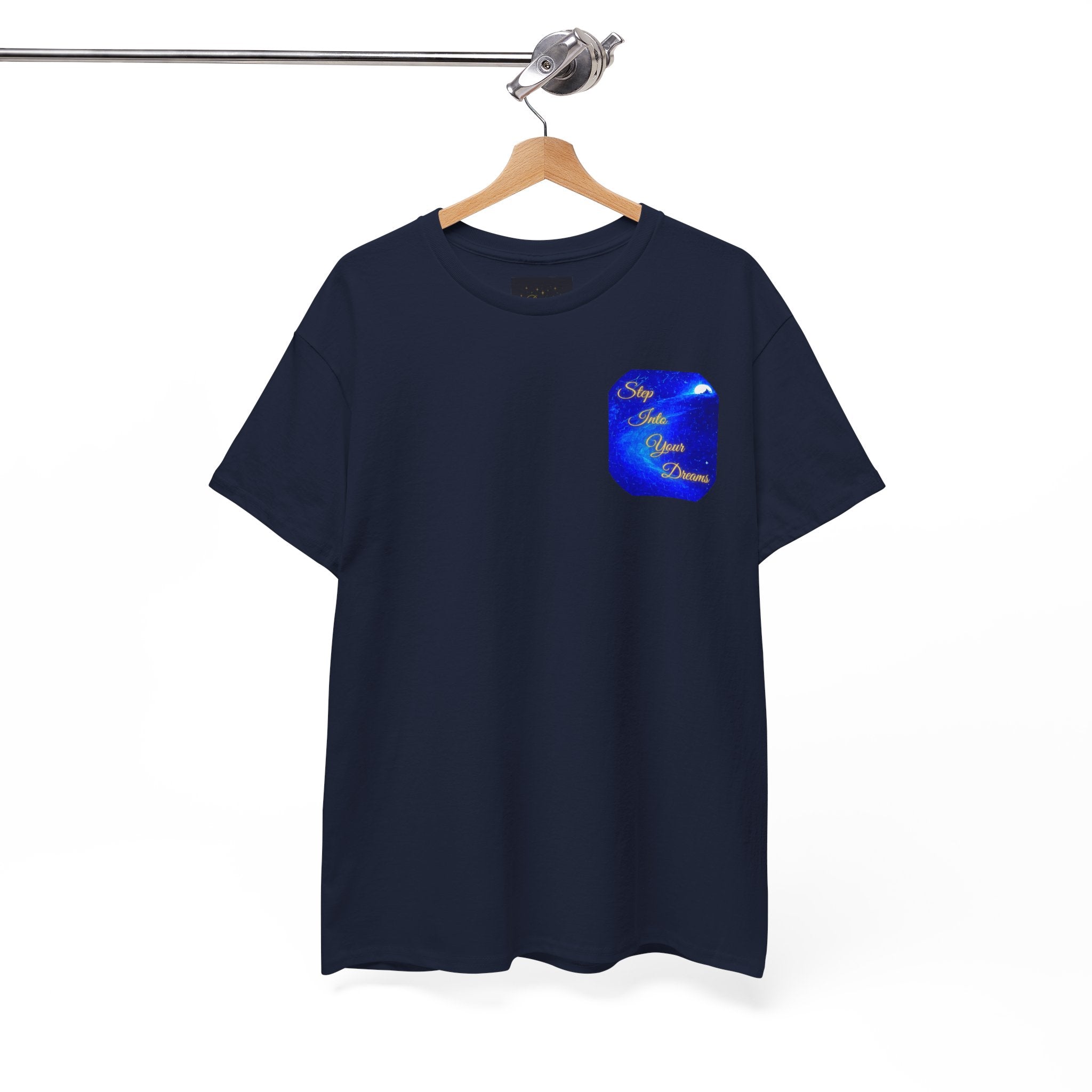 Dreamy Inspiration Tee — “Step Into Your Dreams” Motivational Shirt. Inspirational and Motivational Apparel, Gift for Dreamers, Creative Expression Wear