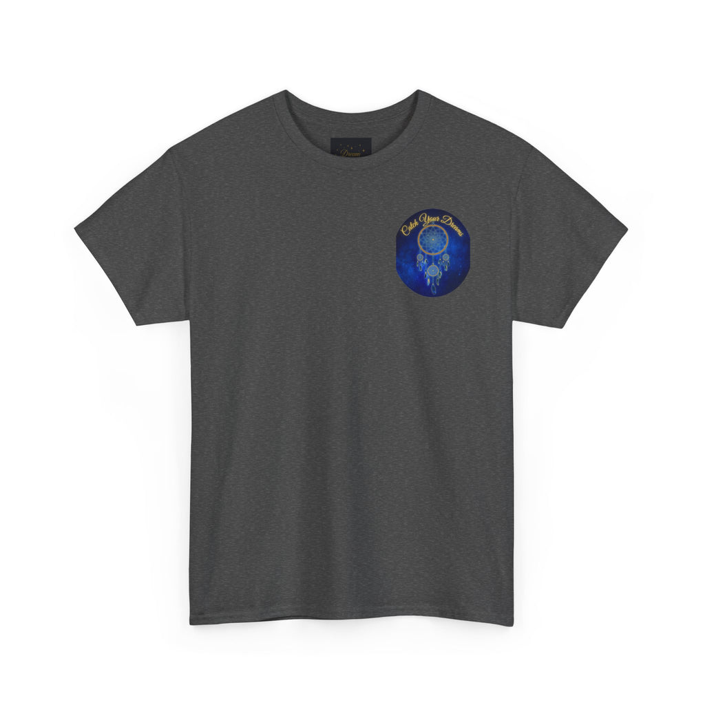 Catch Your Dreams – Dreamcatcher Back-Print Tee, Inspirational and Motivational Apparel, Gift for Dreamers, Creative Expression Wear