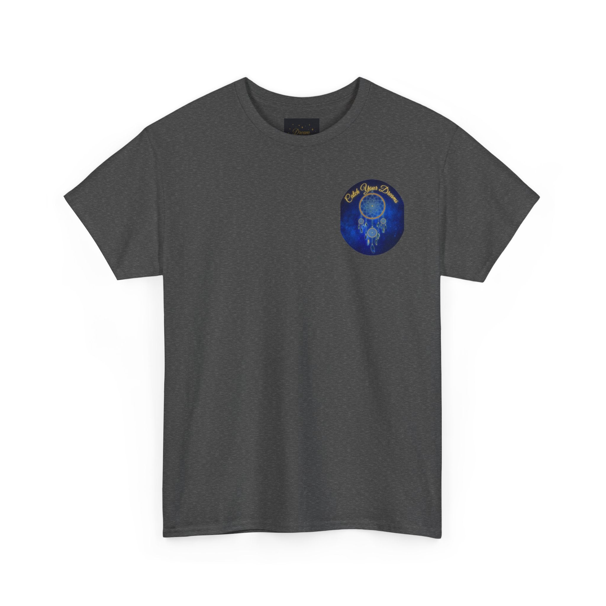 Catch Your Dreams – Dreamcatcher Back-Print Tee, Inspirational and Motivational Apparel, Gift for Dreamers, Creative Expression Wear