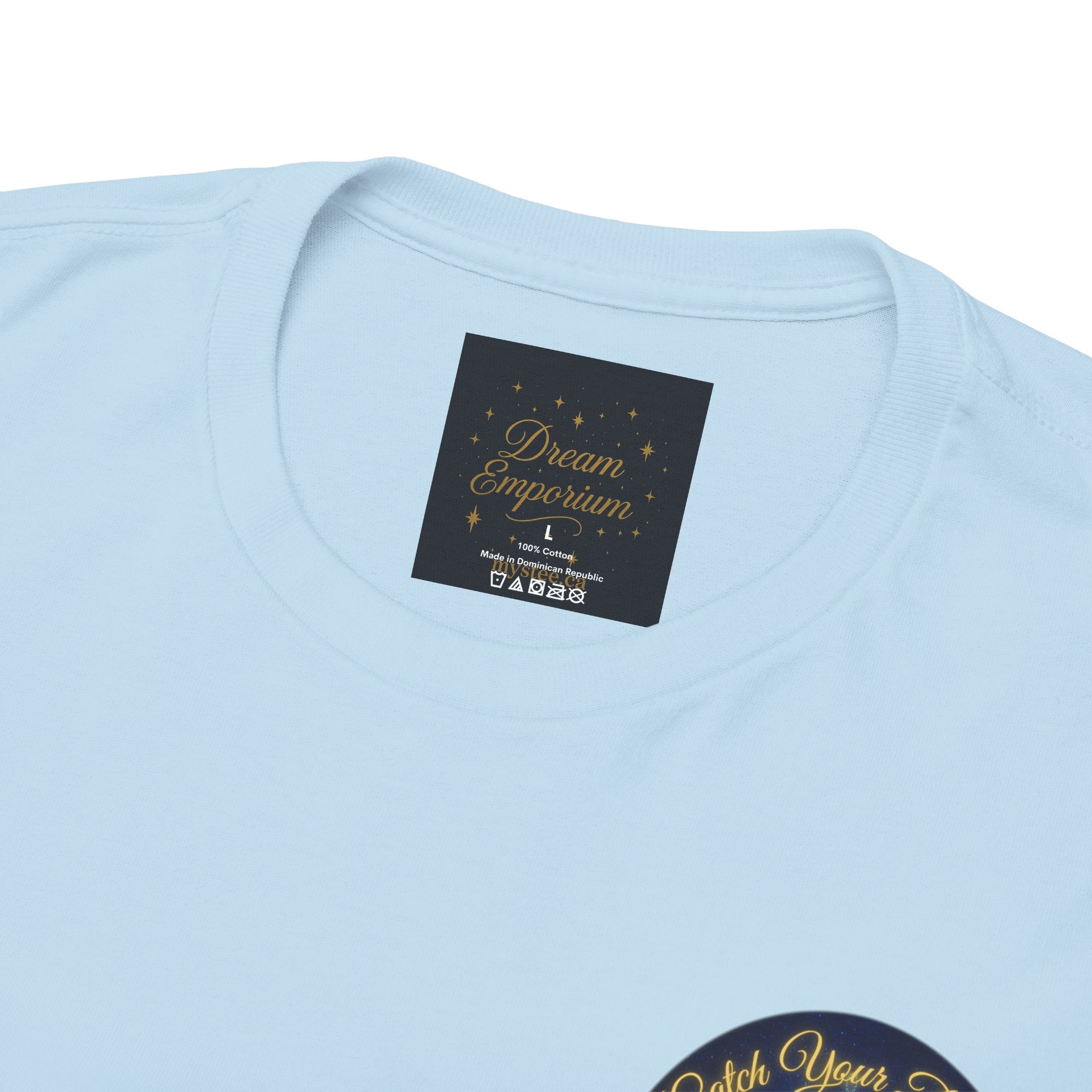 Catch Your Dreams – Dreamcatcher Back-Print Tee, Inspirational and Motivational Apparel, Gift for Dreamers, Creative Expression Wear