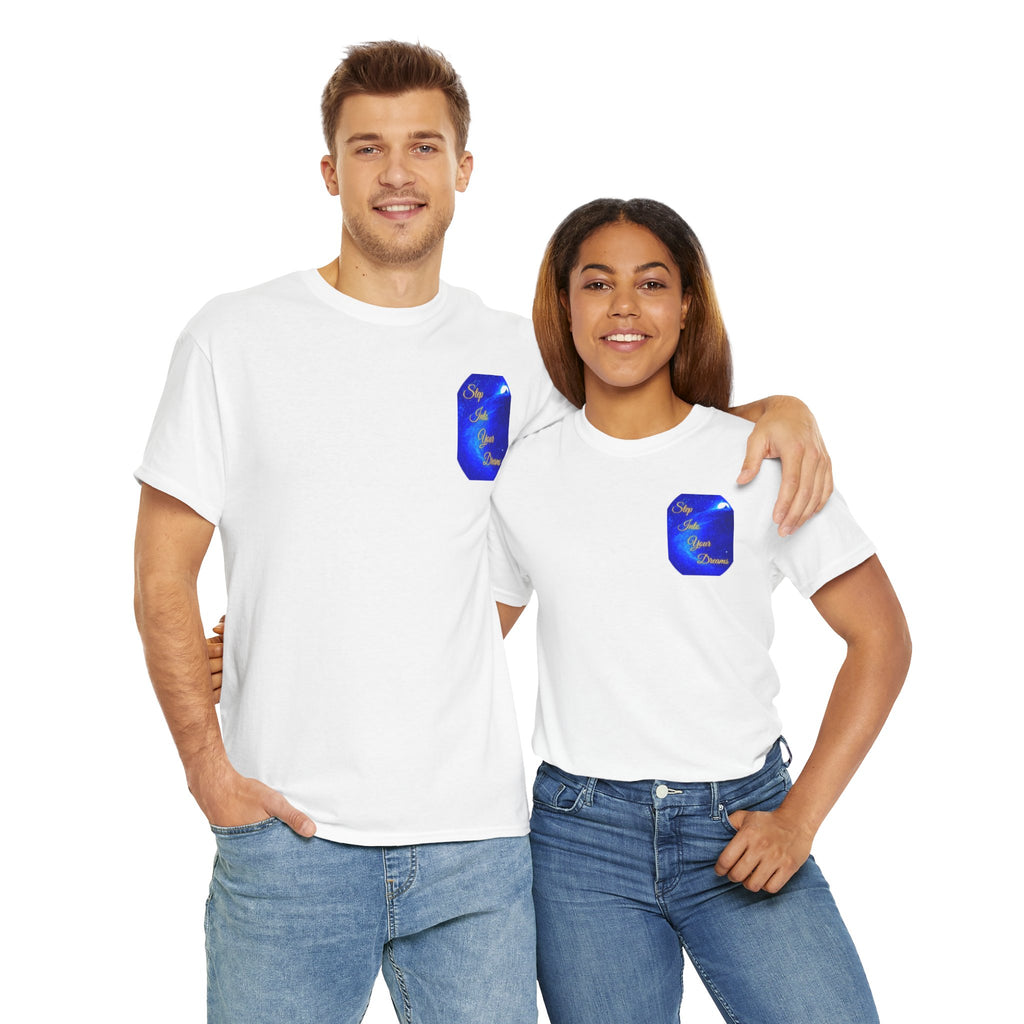 Dreamy Inspiration Tee — “Step Into Your Dreams” Motivational Shirt. Inspirational and Motivational Apparel, Gift for Dreamers, Creative Expression Wear