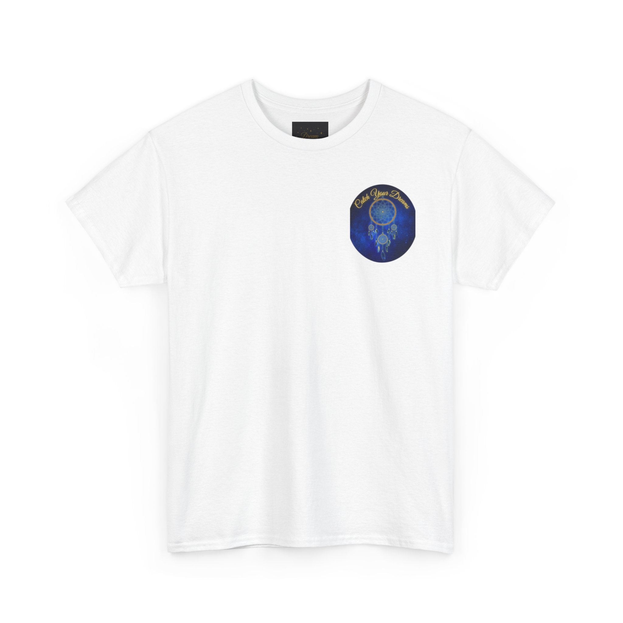Catch Your Dreams – Dreamcatcher Back-Print Tee, Inspirational and Motivational Apparel, Gift for Dreamers, Creative Expression Wear