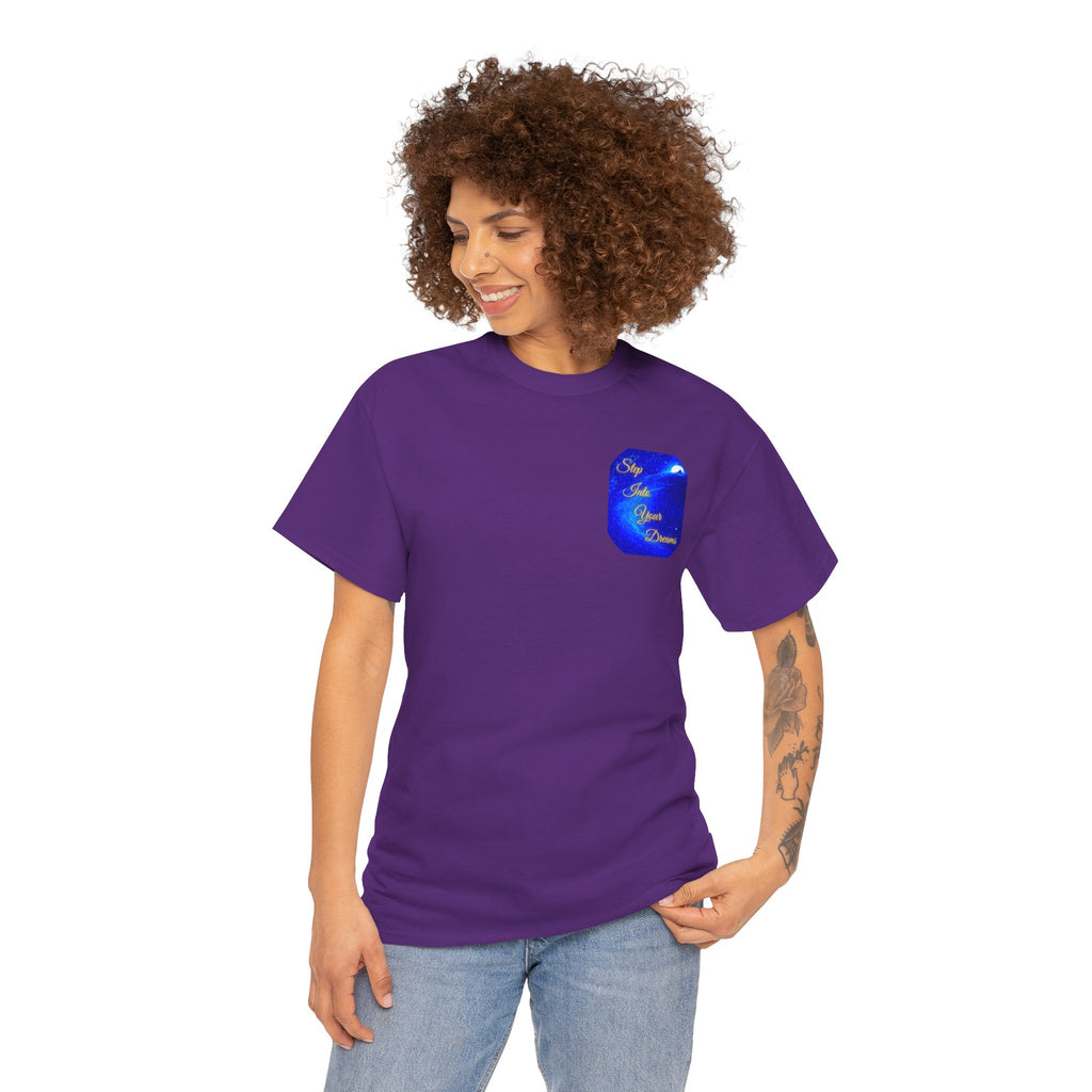 Dreamy Inspiration Tee — “Step Into Your Dreams” Motivational Shirt. Inspirational and Motivational Apparel, Gift for Dreamers, Creative Expression Wear