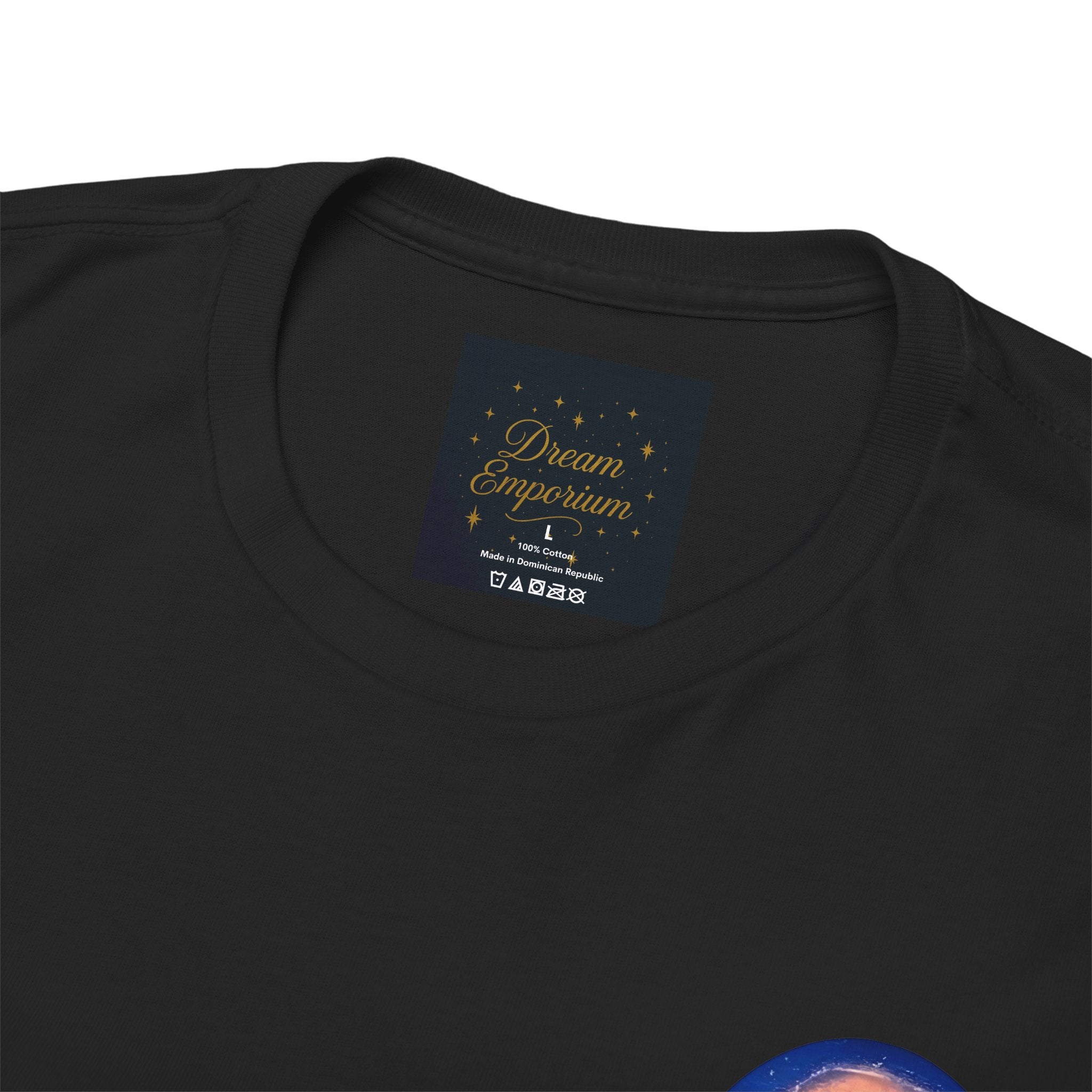 Chase Your Dreams – Sunrise Silhouette Back Printed Heavy Cotton Tee, Inspirational and Motivational Apparel, Gift for Dreamers, Creative Expression Wear