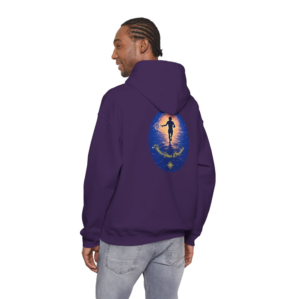 Chase Your Dreams Hooded Sweatshirt. Heavy Blend, Inspirational and Motivational Apparel, Gift for Dreamers, Creative Expression Wear
