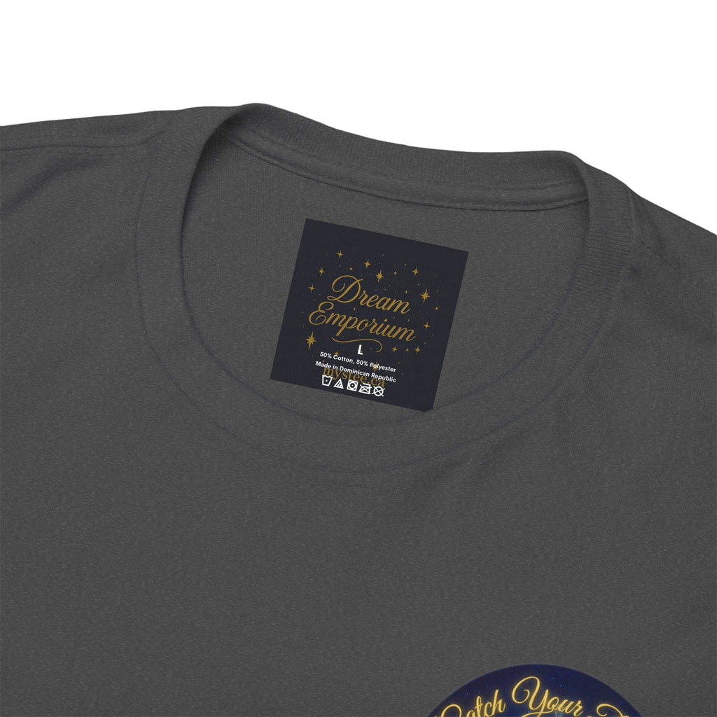 Catch Your Dreams – Dreamcatcher Back-Print Tee, Inspirational and Motivational Apparel, Gift for Dreamers, Creative Expression Wear