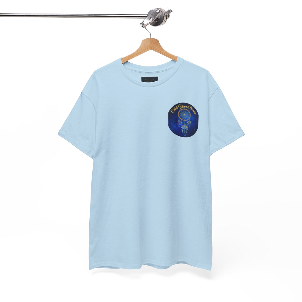 Catch Your Dreams – Dreamcatcher Back-Print Tee, Inspirational and Motivational Apparel, Gift for Dreamers, Creative Expression Wear