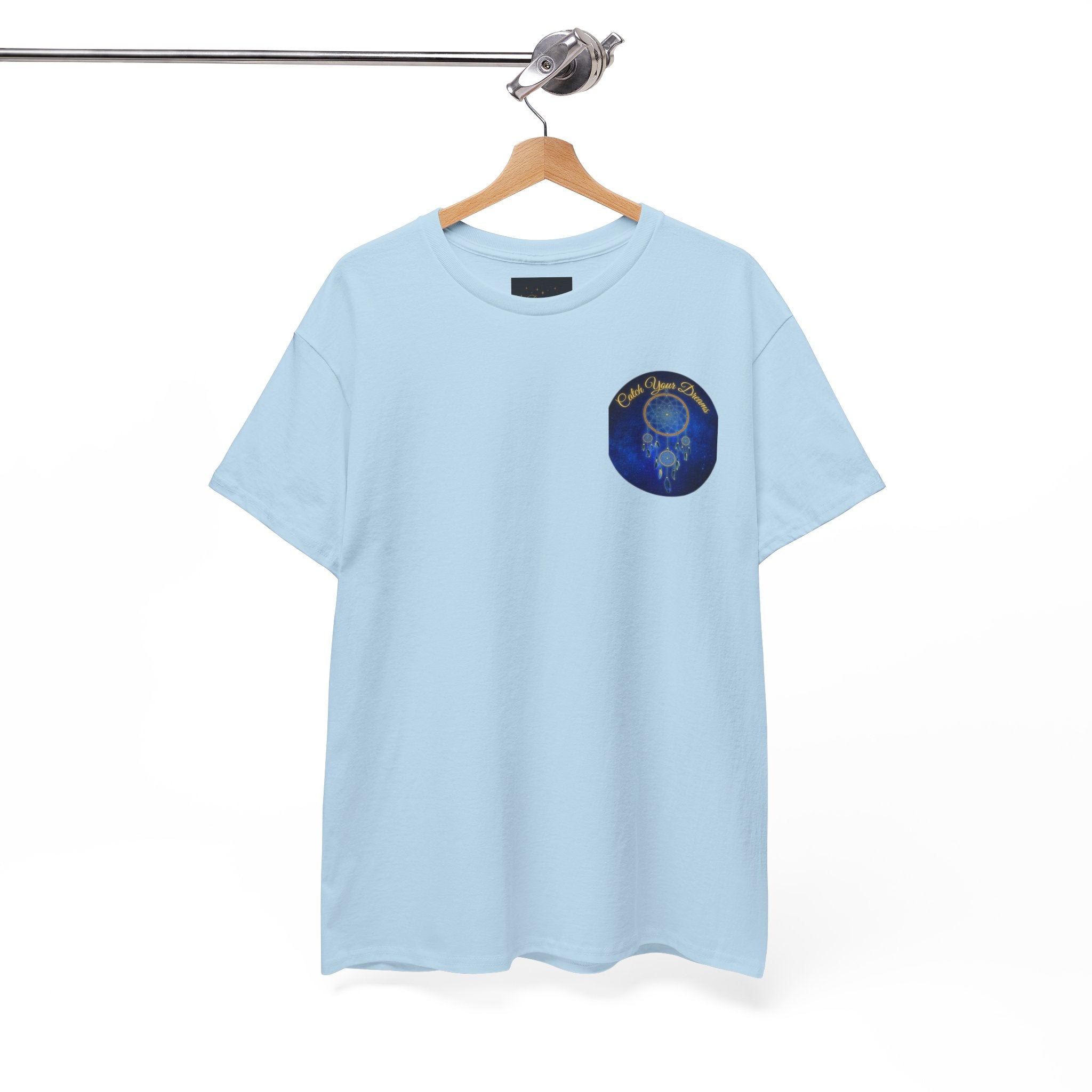 Catch Your Dreams – Dreamcatcher Back-Print Tee, Inspirational and Motivational Apparel, Gift for Dreamers, Creative Expression Wear