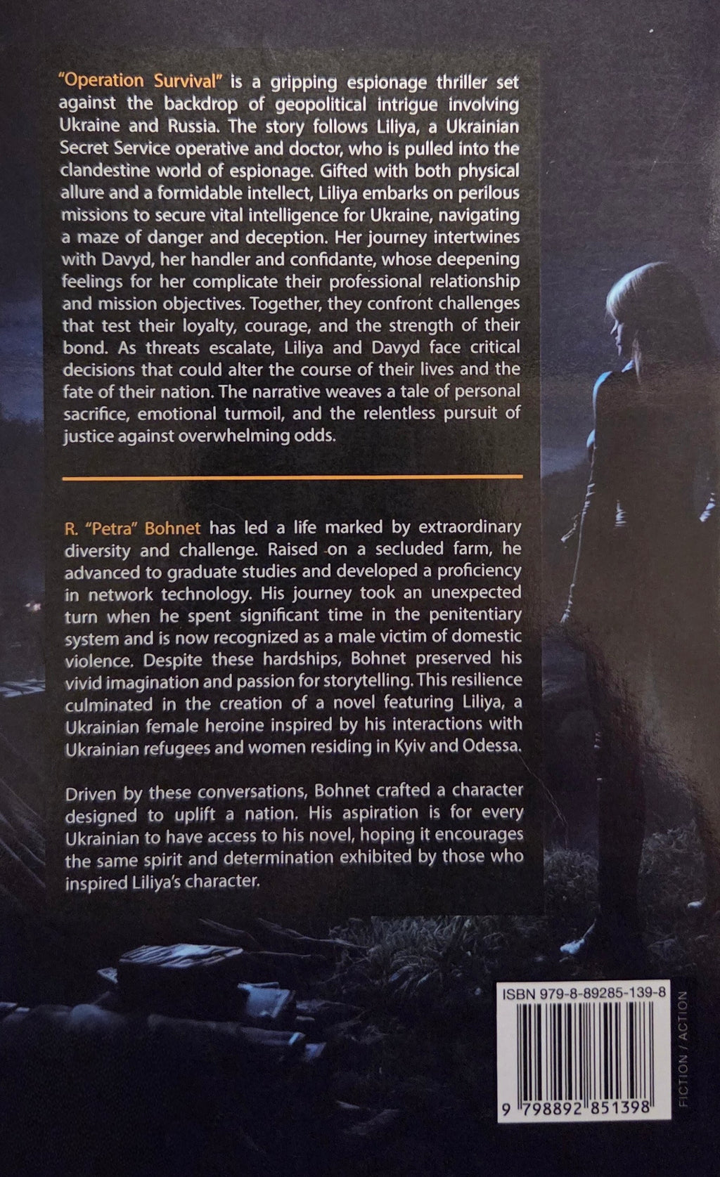 Book Operation Survival: Ukraine Espionage Thriller | $5 Donated to Meest