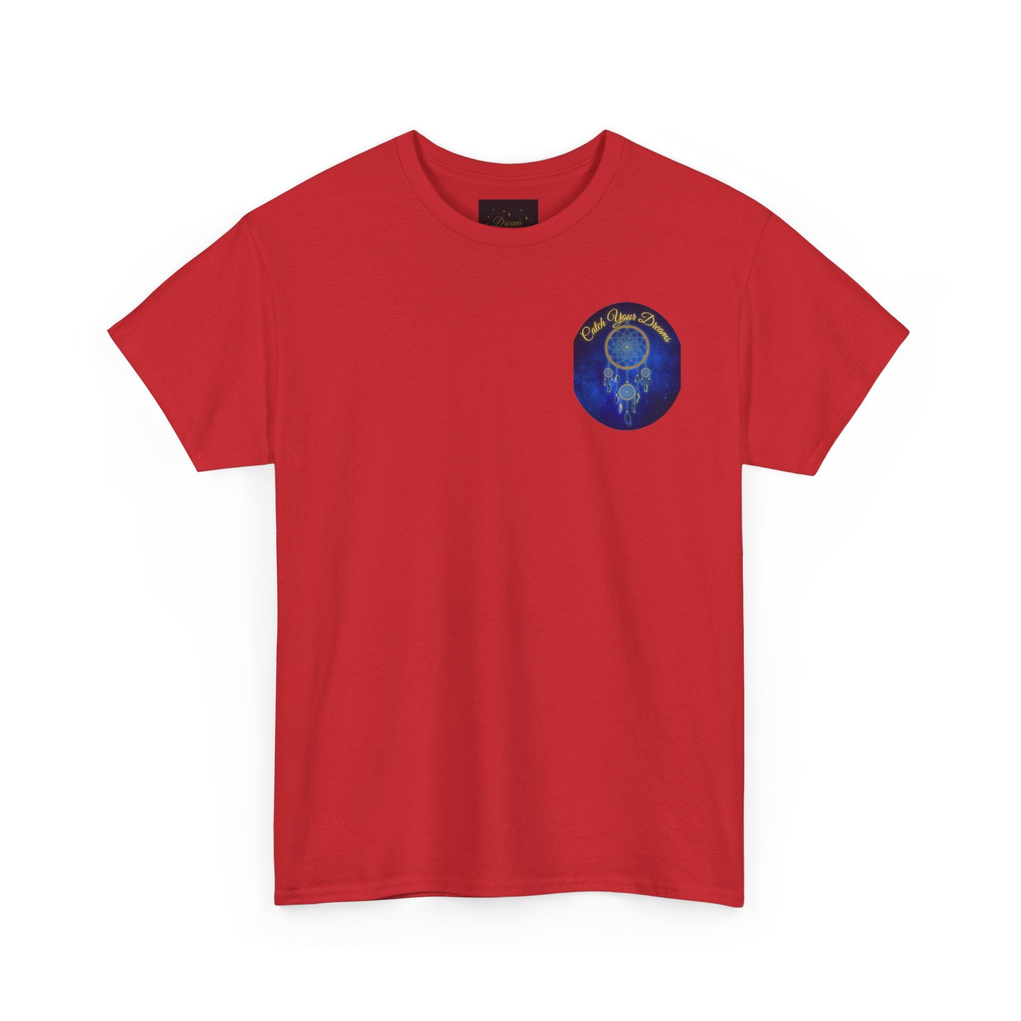 Catch Your Dreams – Dreamcatcher Back-Print Tee, Inspirational and Motivational Apparel, Gift for Dreamers, Creative Expression Wear