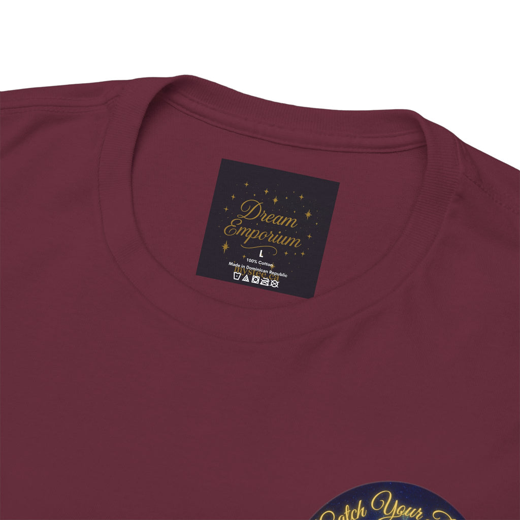 Catch Your Dreams – Dreamcatcher Back-Print Tee, Inspirational and Motivational Apparel, Gift for Dreamers, Creative Expression Wear