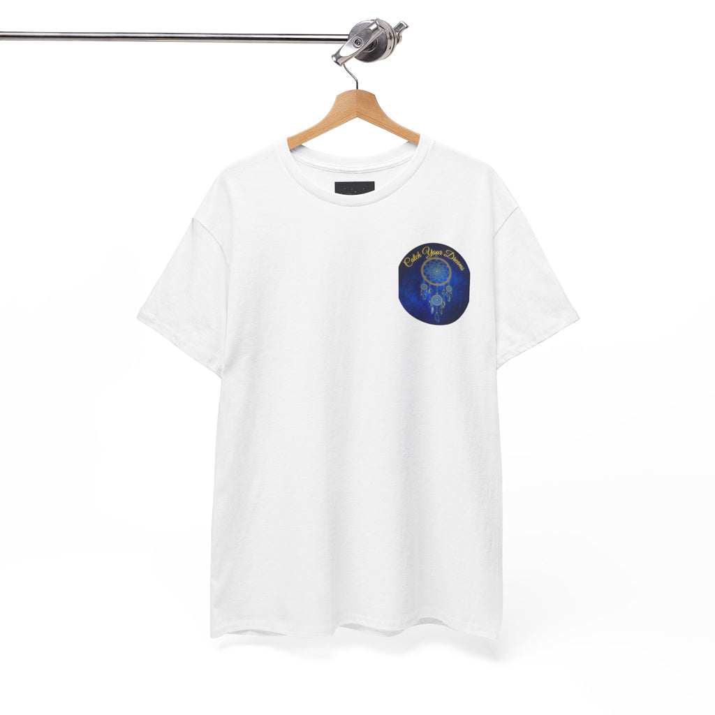 Catch Your Dreams – Dreamcatcher Back-Print Tee, Inspirational and Motivational Apparel, Gift for Dreamers, Creative Expression Wear