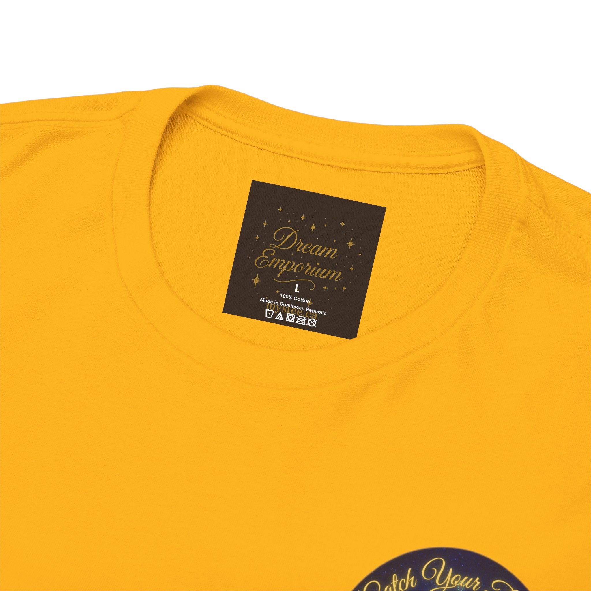 Catch Your Dreams – Dreamcatcher Back-Print Tee, Inspirational and Motivational Apparel, Gift for Dreamers, Creative Expression Wear