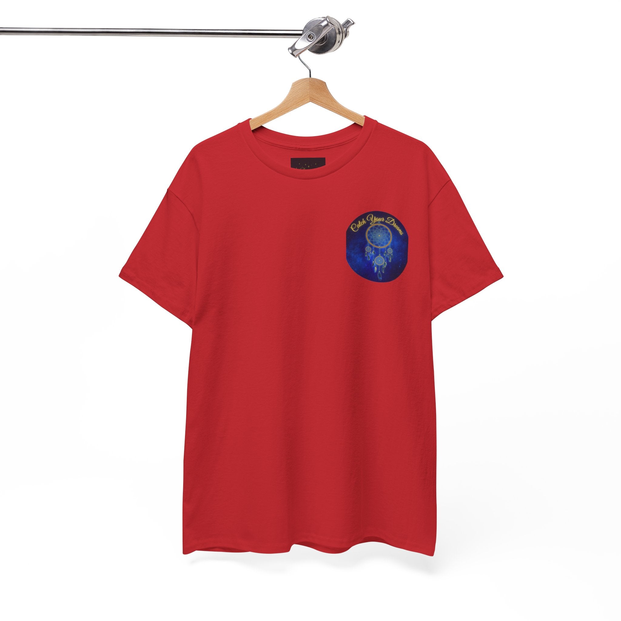 Catch Your Dreams – Dreamcatcher Back-Print Tee, Inspirational and Motivational Apparel, Gift for Dreamers, Creative Expression Wear