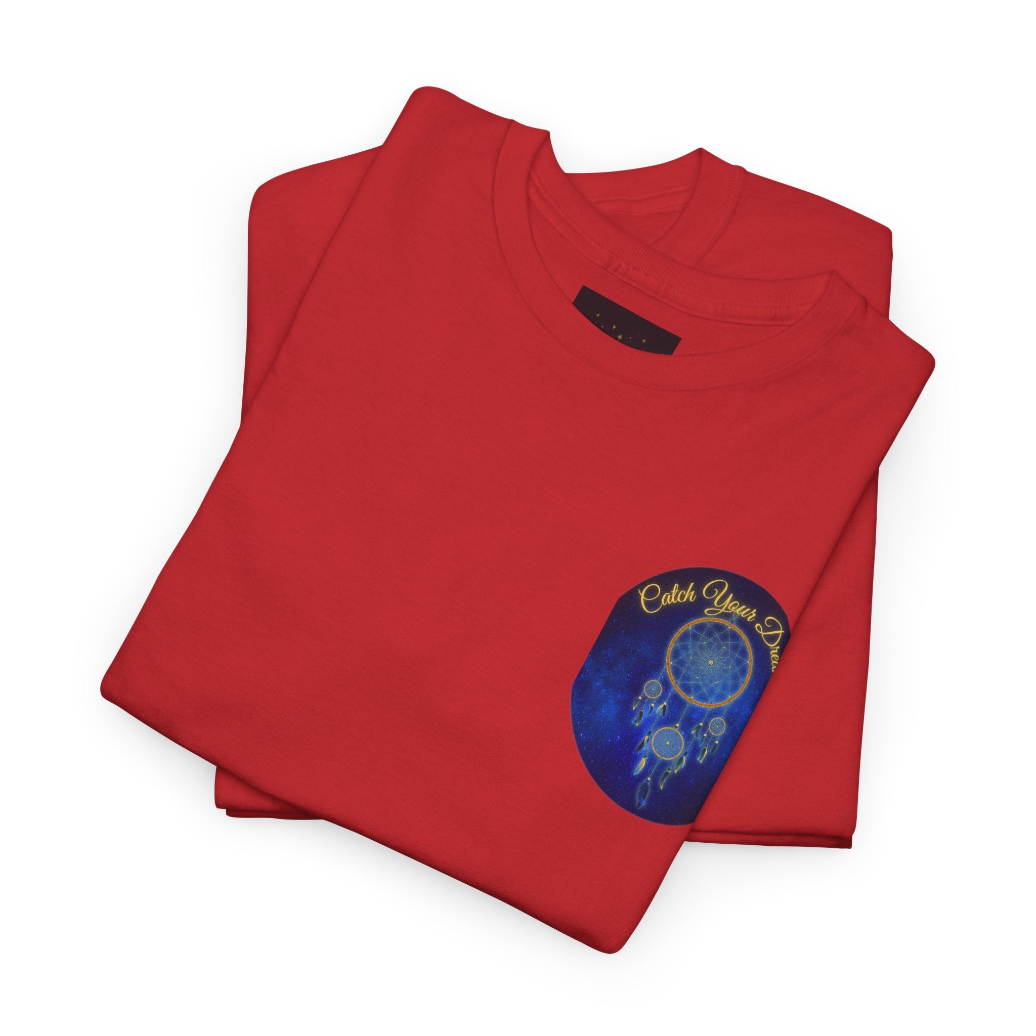 Catch Your Dreams – Dreamcatcher Back-Print Tee, Inspirational and Motivational Apparel, Gift for Dreamers, Creative Expression Wear