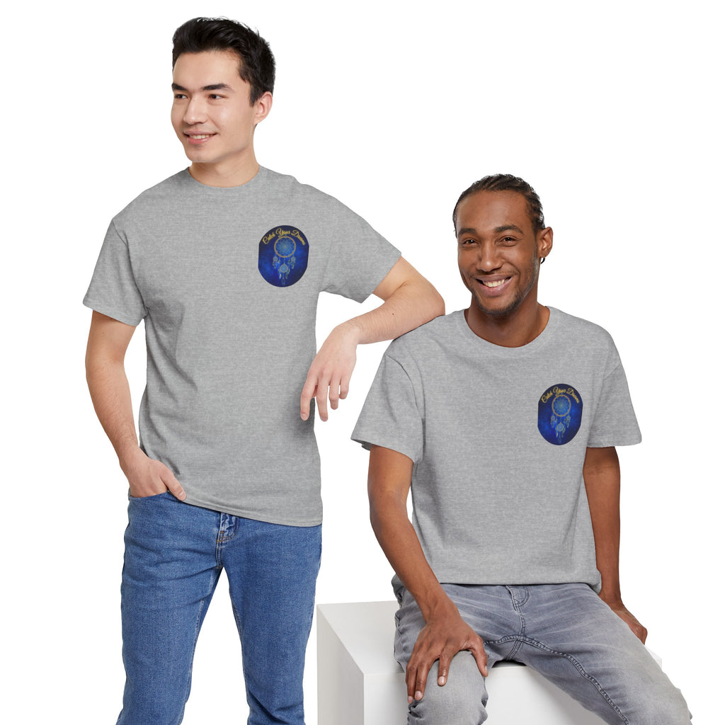 Catch Your Dreams – Dreamcatcher Back-Print Tee, Inspirational and Motivational Apparel, Gift for Dreamers, Creative Expression Wear