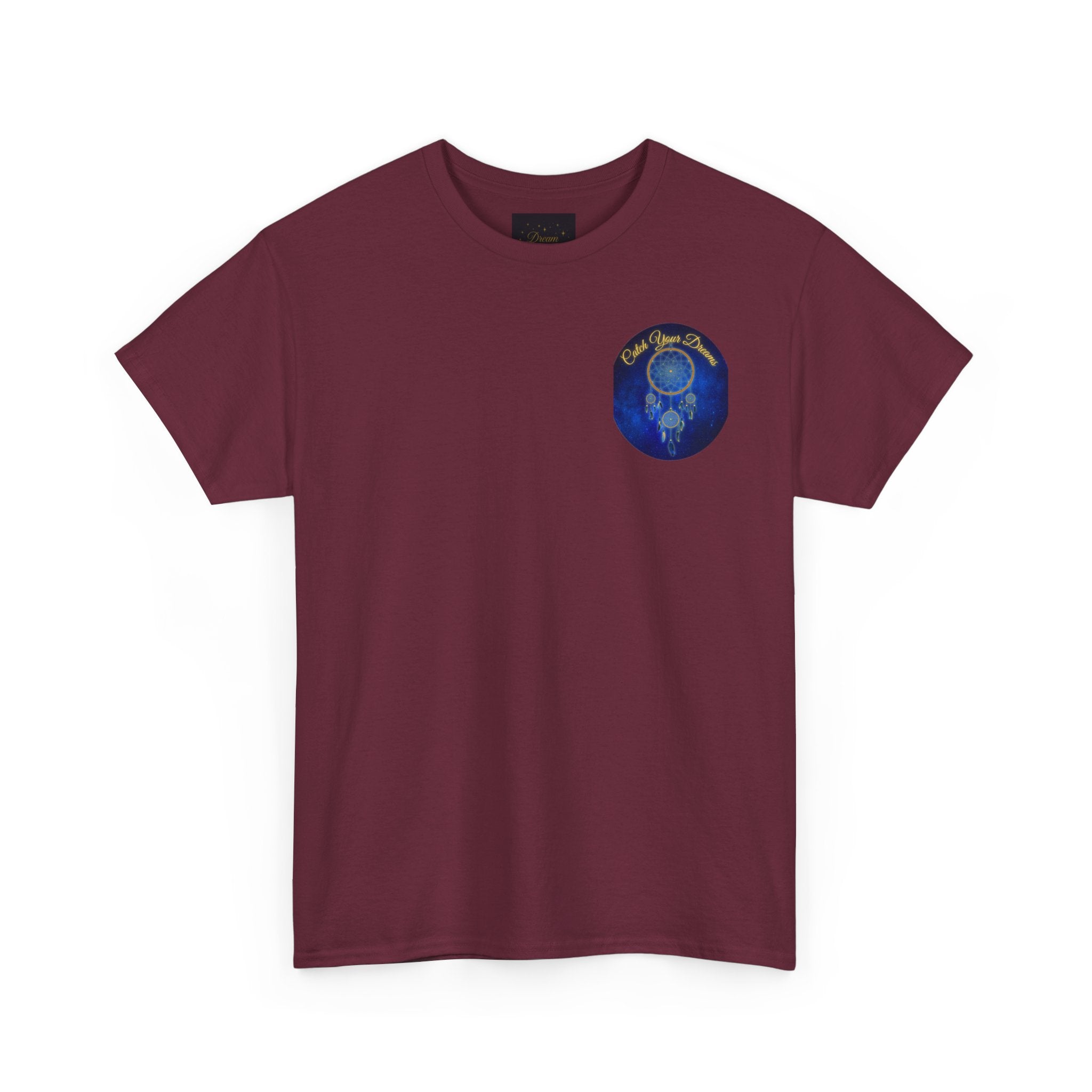 Catch Your Dreams – Dreamcatcher Back-Print Tee, Inspirational and Motivational Apparel, Gift for Dreamers, Creative Expression Wear
