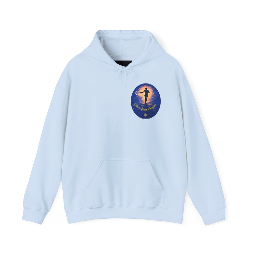 Chase Your Dreams Hooded Sweatshirt. Heavy Blend, Inspirational and Motivational Apparel, Gift for Dreamers, Creative Expression Wear