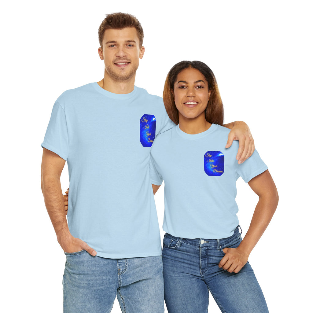 Dreamy Inspiration Tee — “Step Into Your Dreams” Motivational Shirt. Inspirational and Motivational Apparel, Gift for Dreamers, Creative Expression Wear
