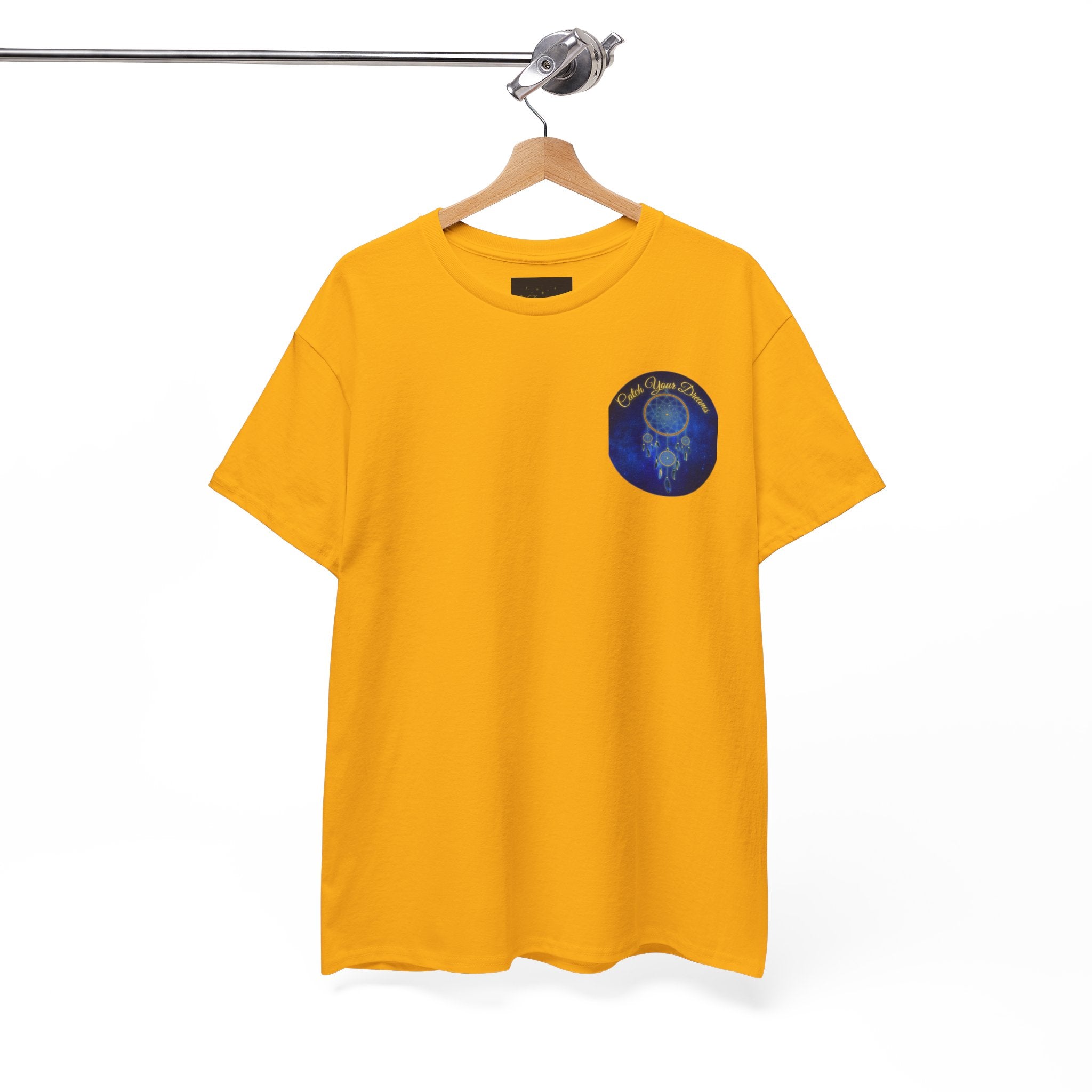 Catch Your Dreams – Dreamcatcher Back-Print Tee, Inspirational and Motivational Apparel, Gift for Dreamers, Creative Expression Wear
