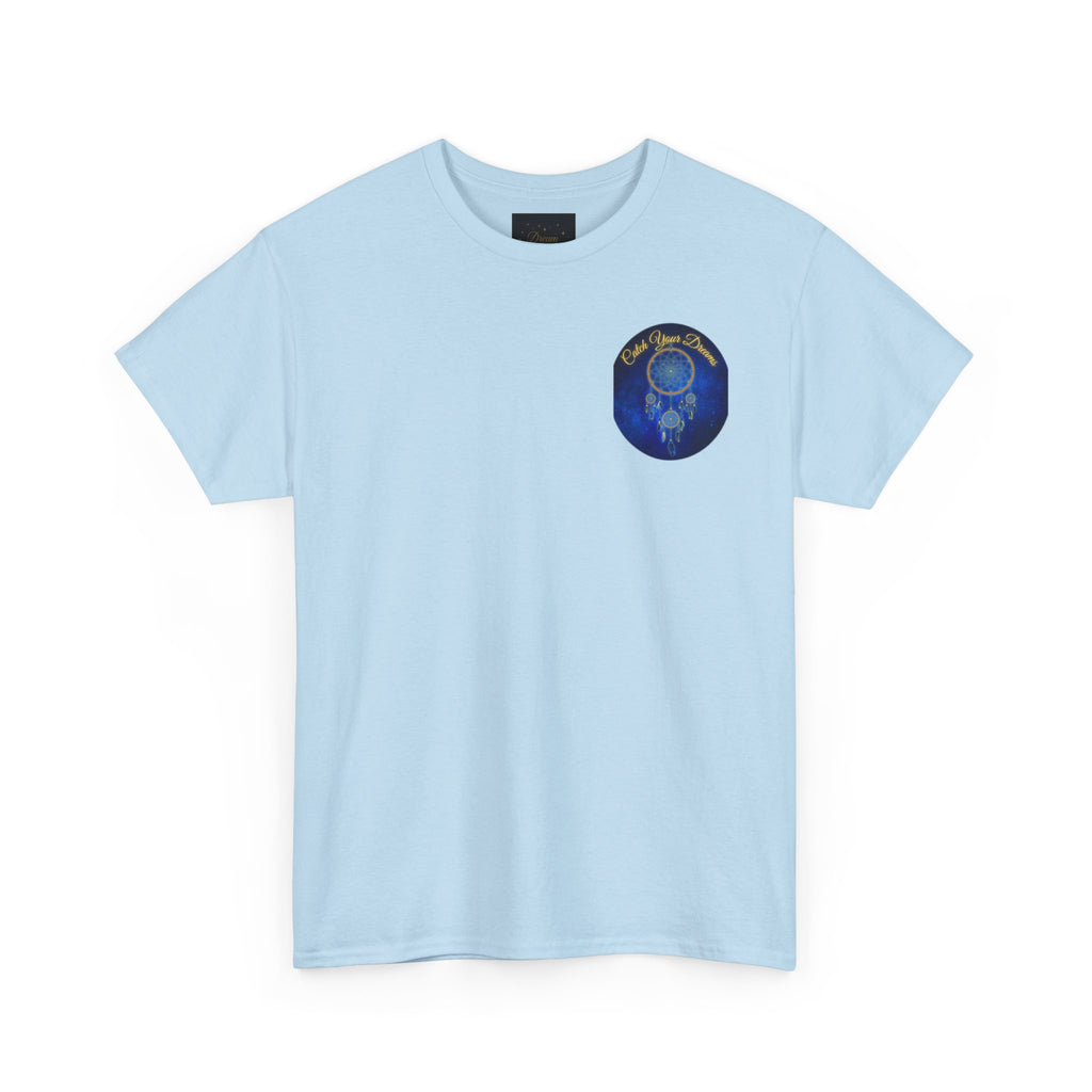 Catch Your Dreams – Dreamcatcher Back-Print Tee, Inspirational and Motivational Apparel, Gift for Dreamers, Creative Expression Wear