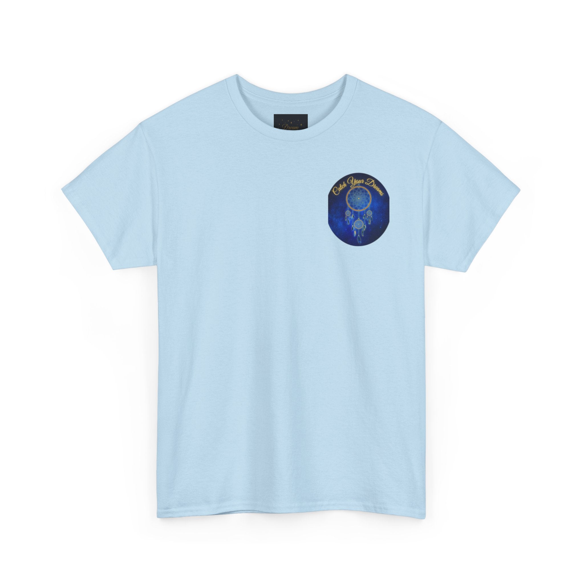 Catch Your Dreams – Dreamcatcher Back-Print Tee, Inspirational and Motivational Apparel, Gift for Dreamers, Creative Expression Wear