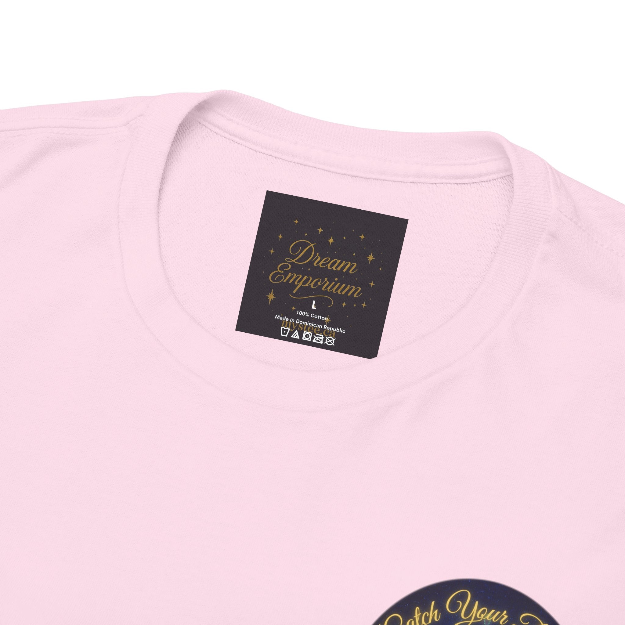 Catch Your Dreams – Dreamcatcher Back-Print Tee, Inspirational and Motivational Apparel, Gift for Dreamers, Creative Expression Wear