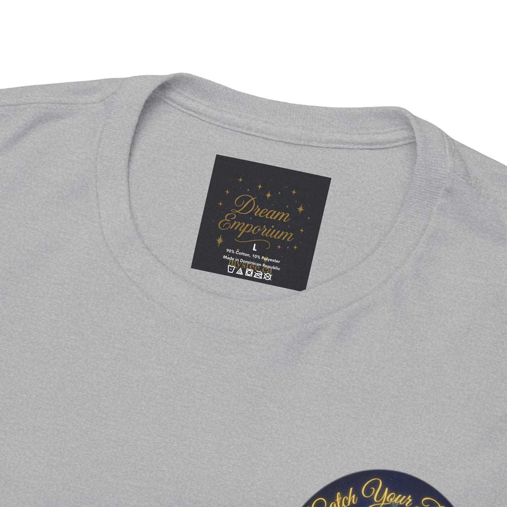 Catch Your Dreams – Dreamcatcher Back-Print Tee, Inspirational and Motivational Apparel, Gift for Dreamers, Creative Expression Wear
