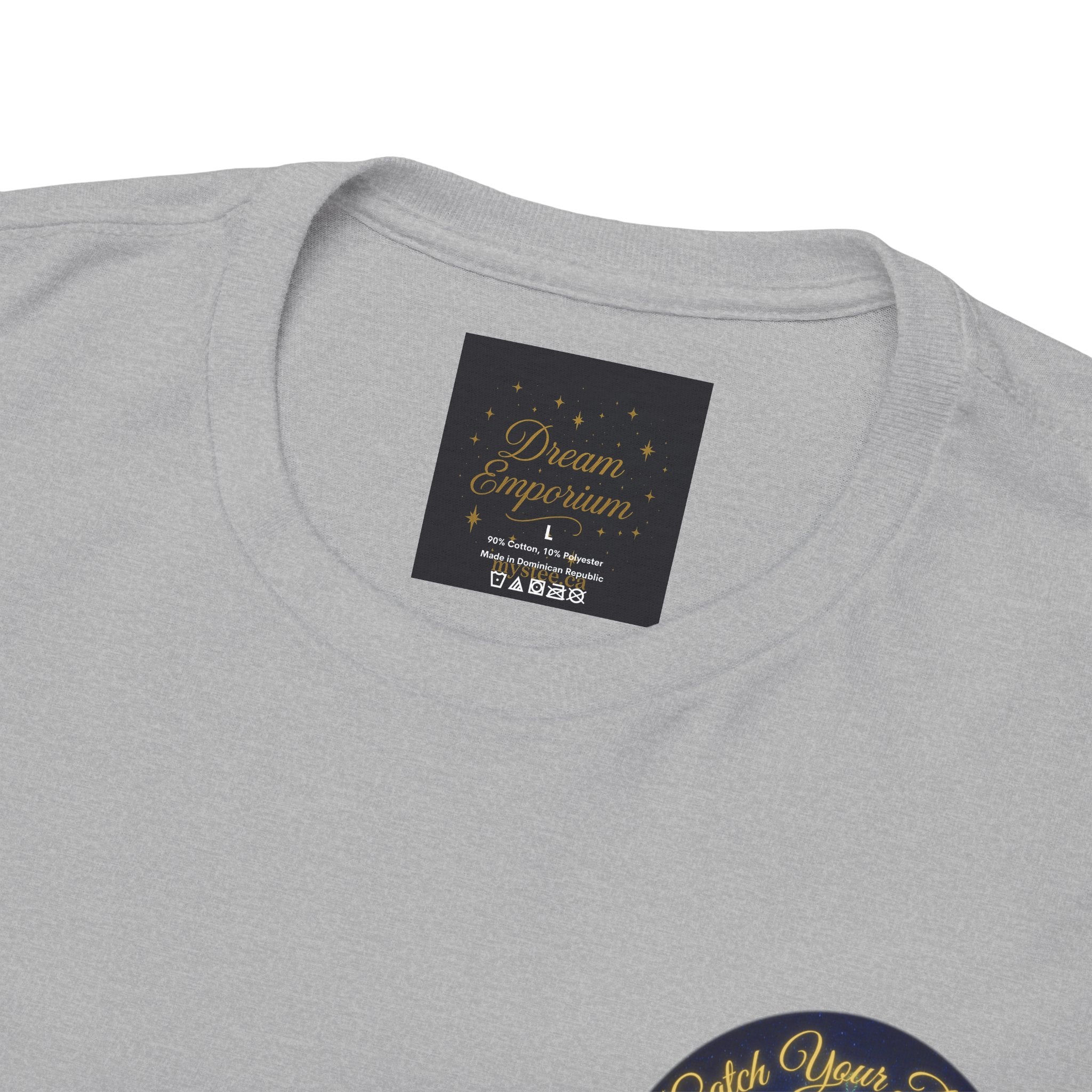 Catch Your Dreams – Dreamcatcher Back-Print Tee, Inspirational and Motivational Apparel, Gift for Dreamers, Creative Expression Wear