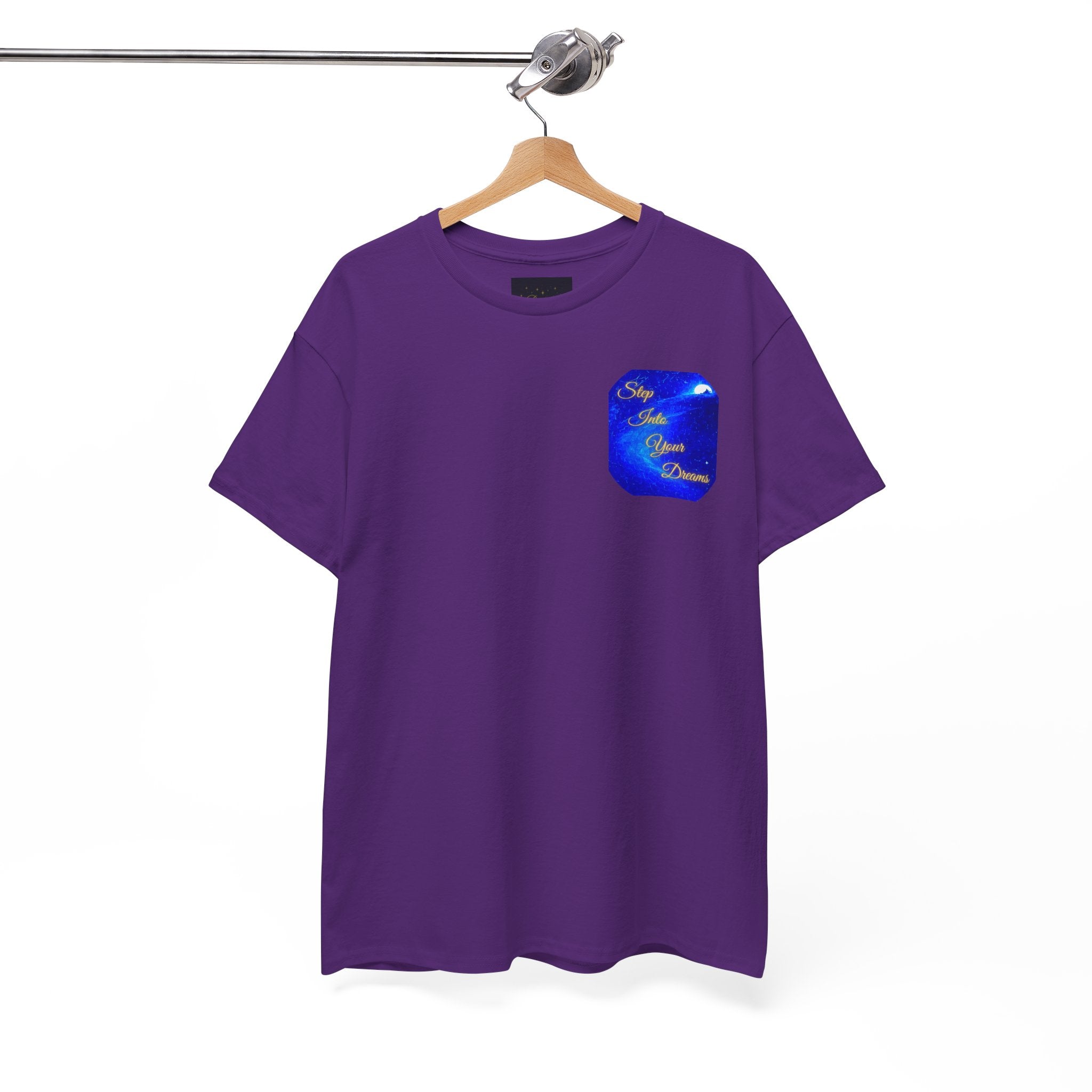 Dreamy Inspiration Tee — “Step Into Your Dreams” Motivational Shirt. Inspirational and Motivational Apparel, Gift for Dreamers, Creative Expression Wear