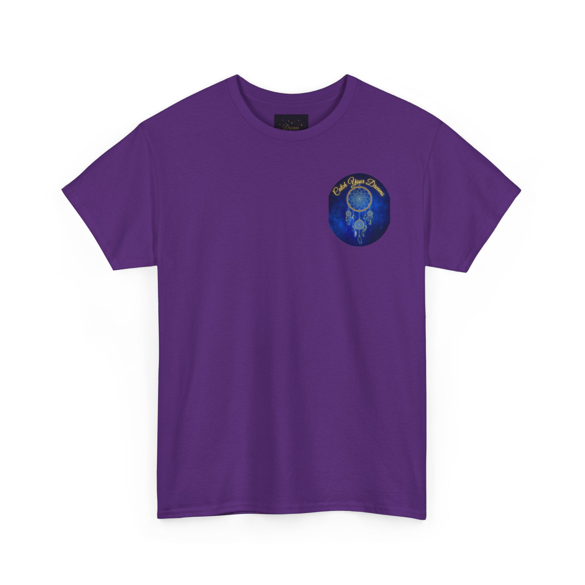 Catch Your Dreams – Dreamcatcher Back-Print Tee, Inspirational and Motivational Apparel, Gift for Dreamers, Creative Expression Wear