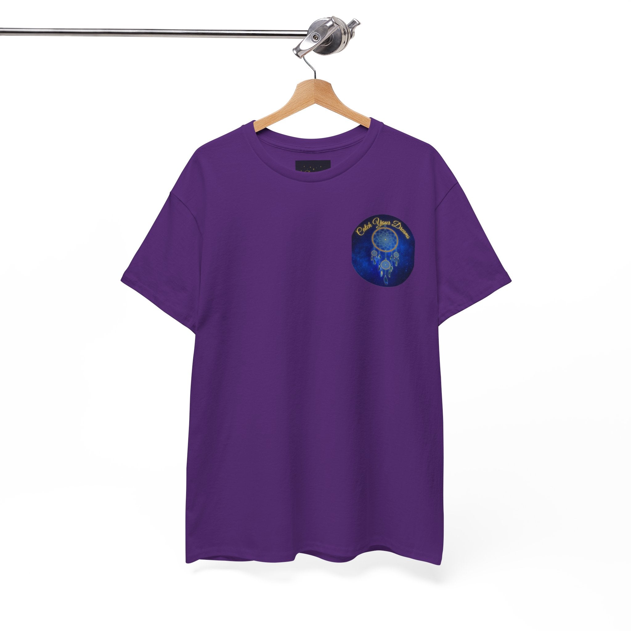 Catch Your Dreams – Dreamcatcher Back-Print Tee, Inspirational and Motivational Apparel, Gift for Dreamers, Creative Expression Wear