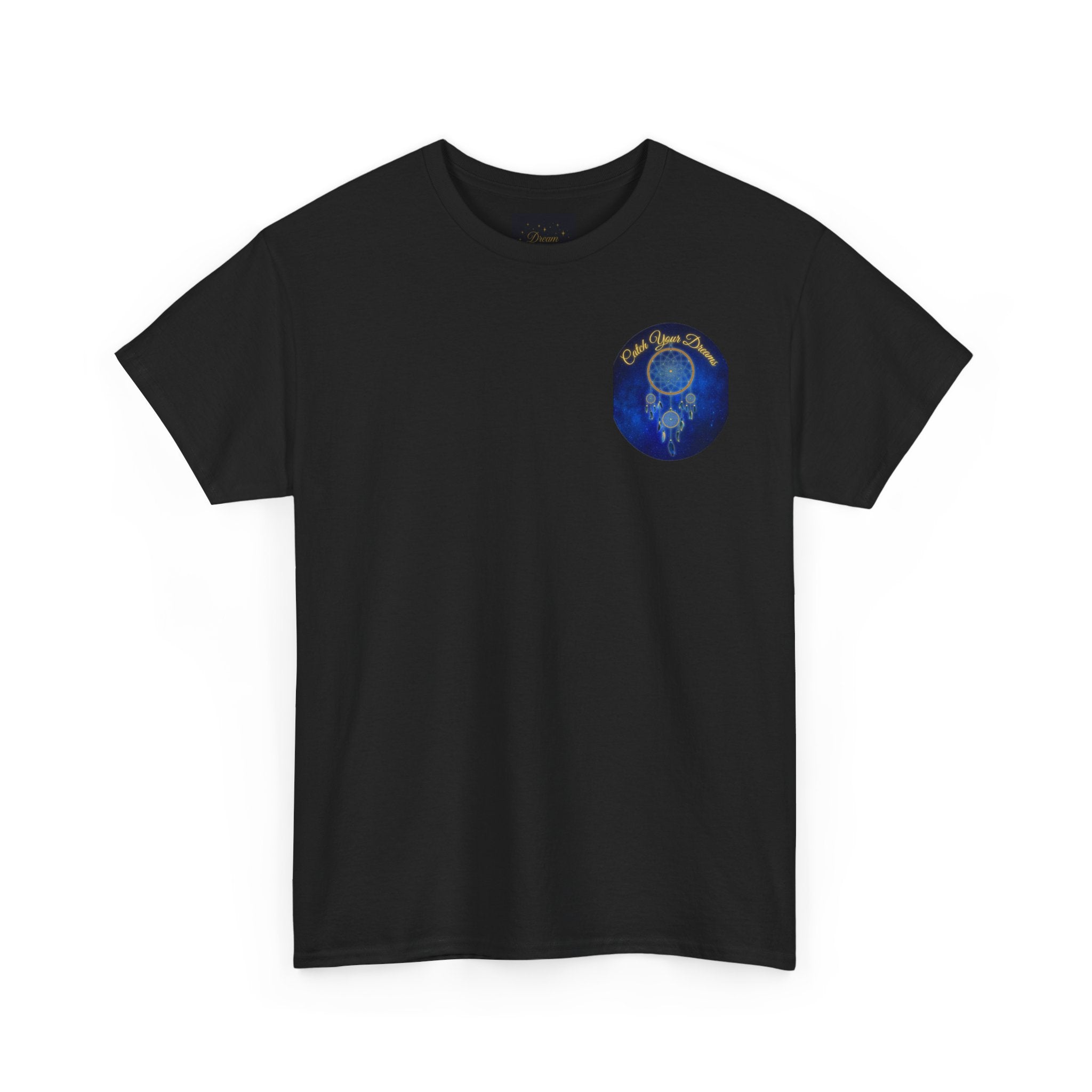 Catch Your Dreams – Dreamcatcher Back-Print Tee, Inspirational and Motivational Apparel, Gift for Dreamers, Creative Expression Wear