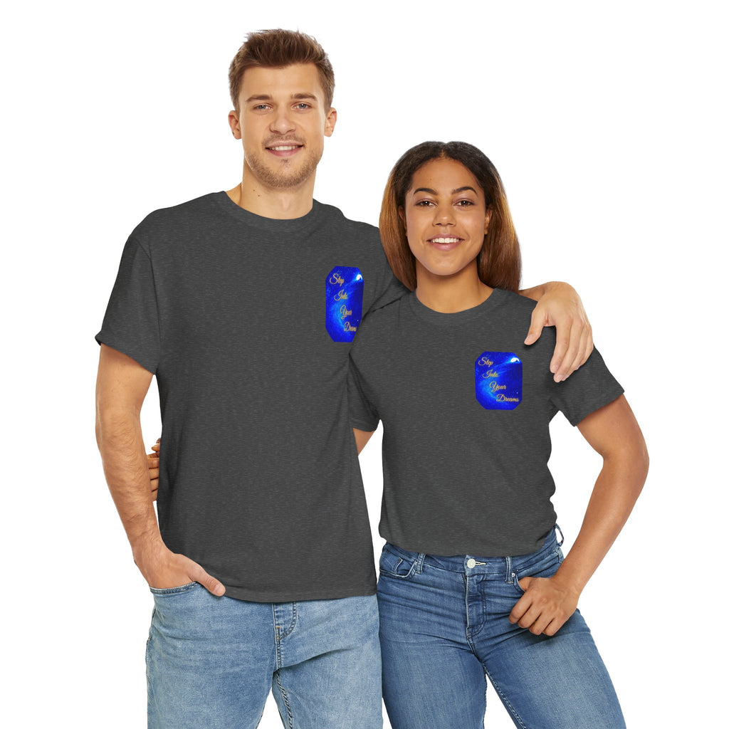 Dreamy Inspiration Tee — “Step Into Your Dreams” Motivational Shirt. Inspirational and Motivational Apparel, Gift for Dreamers, Creative Expression Wear