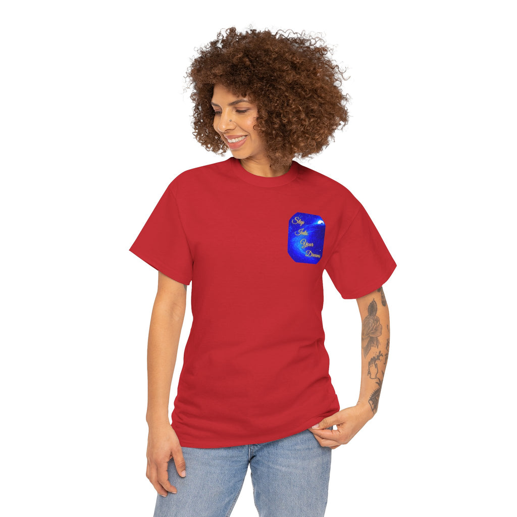 Dreamy Inspiration Tee — “Step Into Your Dreams” Motivational Shirt. Inspirational and Motivational Apparel, Gift for Dreamers, Creative Expression Wear
