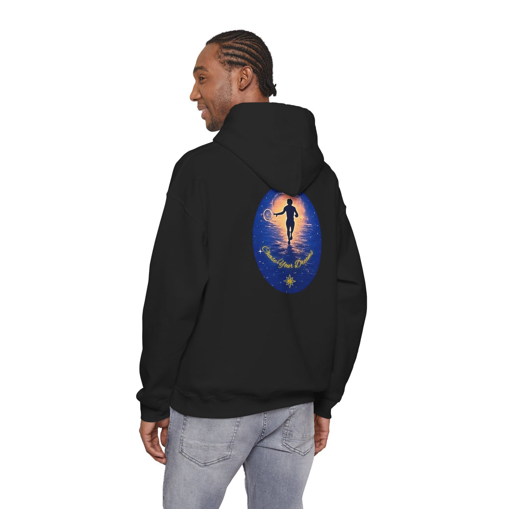 Chase Your Dreams Hooded Sweatshirt. Heavy Blend, Inspirational and Motivational Apparel, Gift for Dreamers, Creative Expression Wear